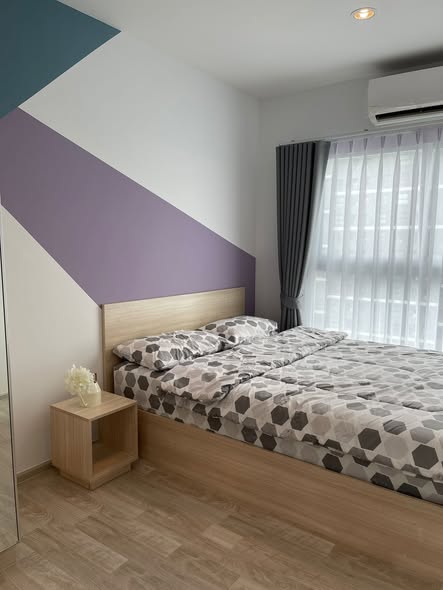 bedroom of Plum Condo Ramkhamheng Station