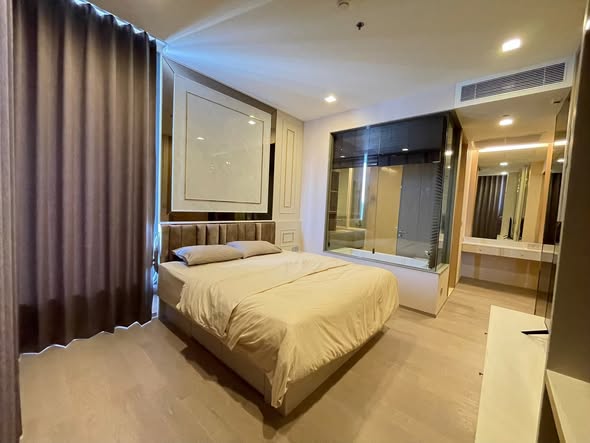 bedroom and room interior of Q Asoke