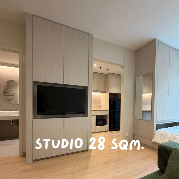 bedroom and room interior of Q House Condo Sathon