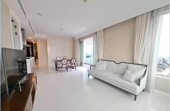 bedroom and living room of Q Lang Suan