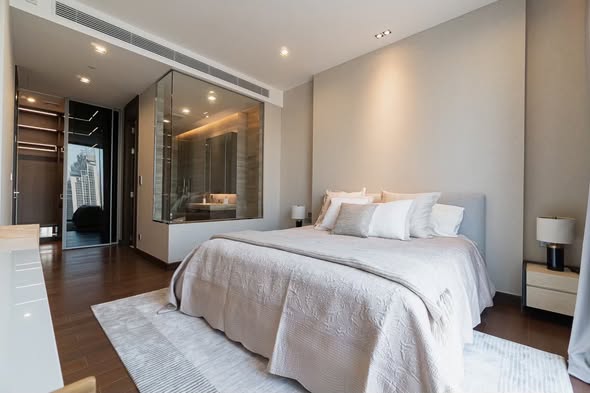 bedroom of Q1 Sukhumvit Condo by Q House