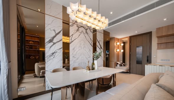 bedroom of Q1 Sukhumvit Condo by Q House