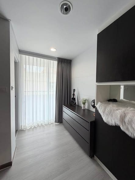 bedroom and room interior of Ratchada Resort Condo