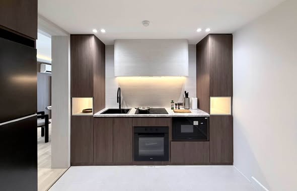 kitchen of Rawee Waree Condominium