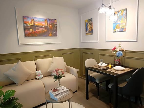 living room and room interior of Regent Home Bangna (รีเจ้นท์โฮม บางนา)