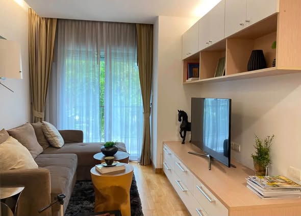 living room of Residence 52 Condominium