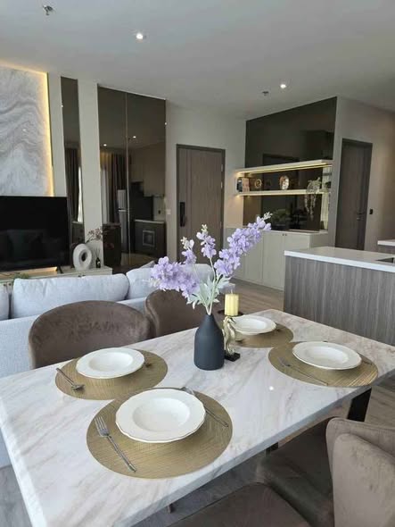 living room and room interior of Rhythm Ekkamai Estate