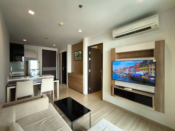 living room and bedroom of RHYTHM Sathorn