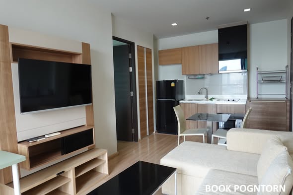 living room and room interior and kitchen of RHYTHM Sathorn
