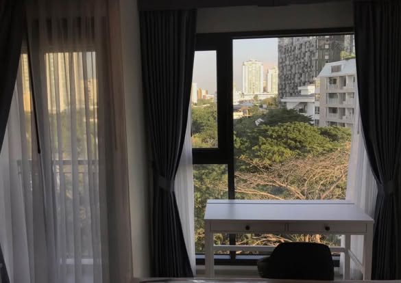 bedroom of Rhythm Sukhumvit 36-38