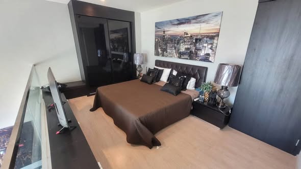 bedroom of RHYTHM Sukhumvit 44/1