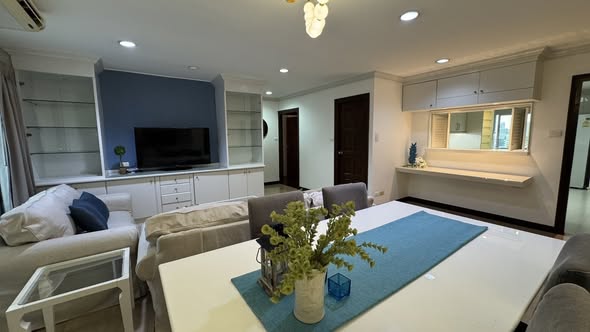 living room of Richmond Palace Condominium