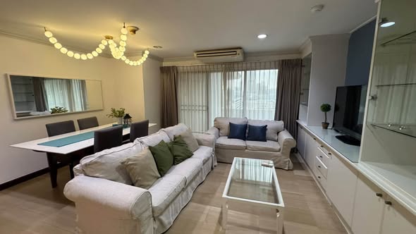 living room and room interior of Richmond Palace Condominium