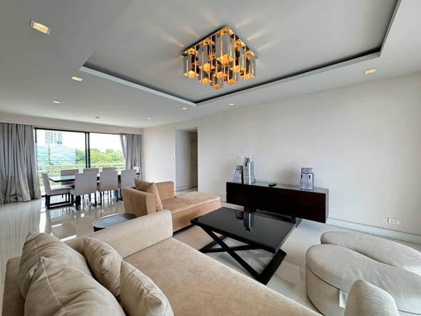 bedroom and living room of Royal Cliff Garden Condominium