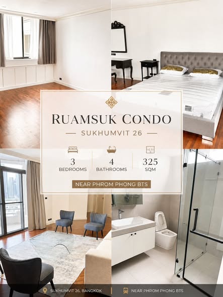 bedroom of Ruamsuk Condominium