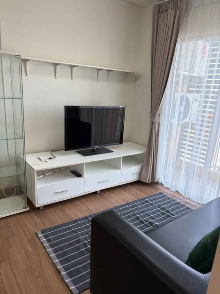 bedroom and living room of S&S Sukhumvit Condominium