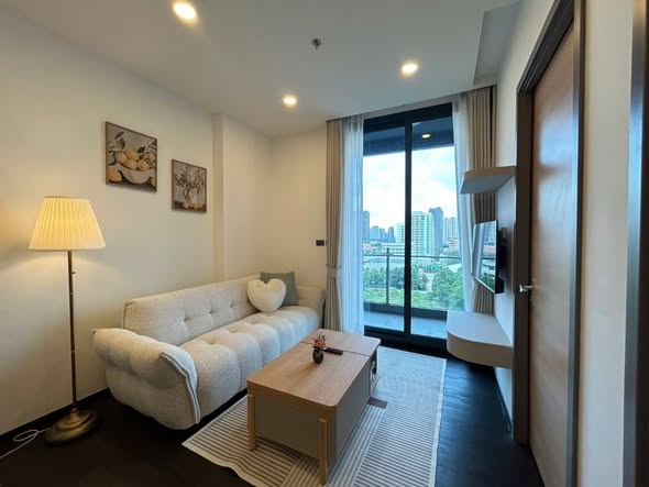 bedroom and living room of Sapphire Condominium Rama 3