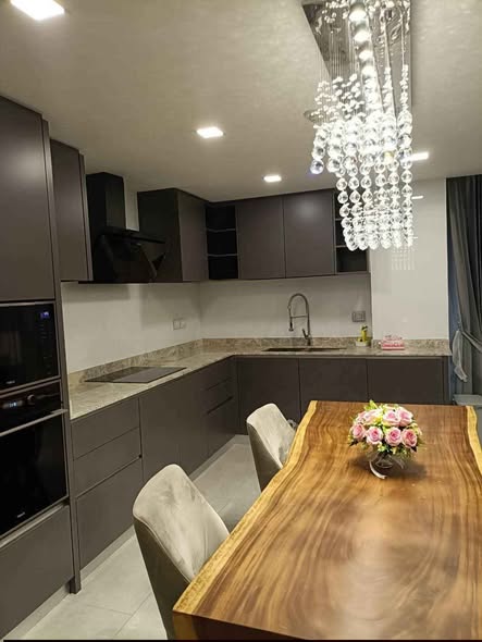 kitchen of Serenity Residence Jomtien