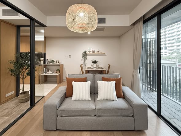 living room and bedroom and room interior of Siamese Gioia