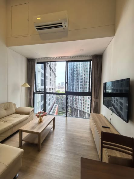 bedroom and living room of SIAMESE RAMA9 SITE OFFICE