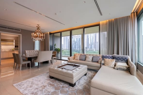 living room and bedroom of Sindhorn Residence
