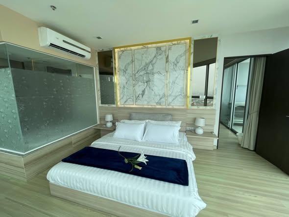 bedroom of Sky Walk Residences