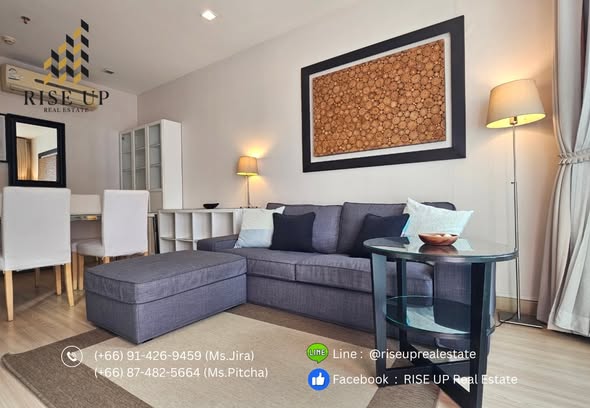 living room and bedroom of Sky Walk Residences