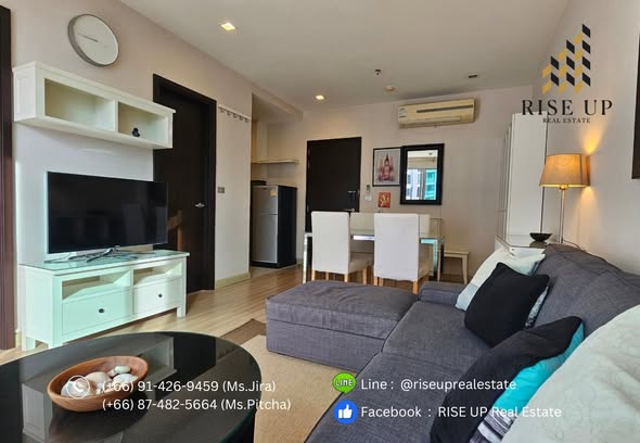 living room and bedroom of Sky Walk Residences