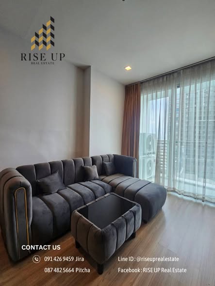 living room and bedroom of Sky Walk Residences