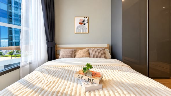 bedroom of Skyrise Avenue Sukhumvit 64
