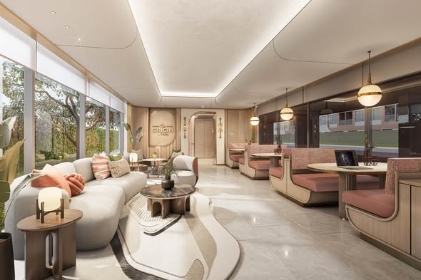 living room of So Origin Pattaya
