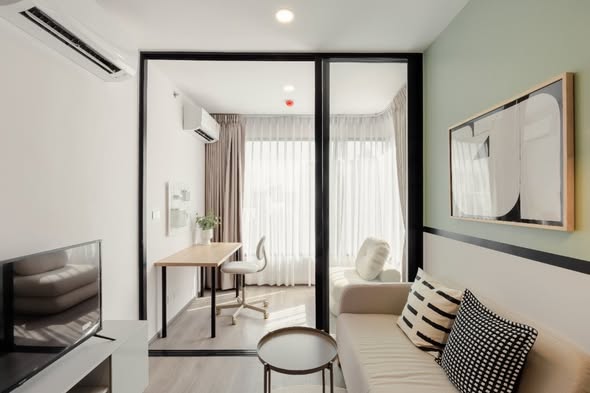 living room of SOHO​ BANGKOK​ RATCHADA​