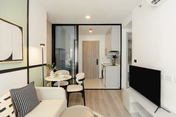 living room and room interior of SOHO​ BANGKOK​ RATCHADA​