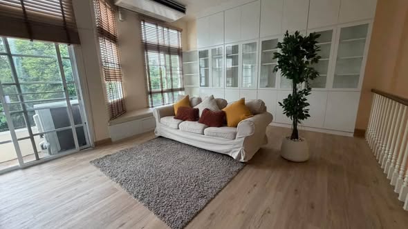 living room and bedroom of Soi Mu Ban Plus City Park Sukhumvit 101/1