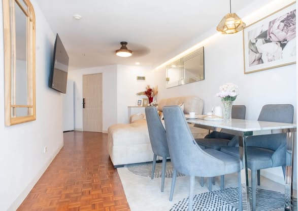 living room and room interior of Sukhumvit Suite