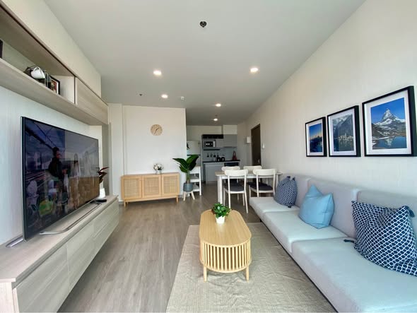 living room of Supalai Blue Whale HUAHIN