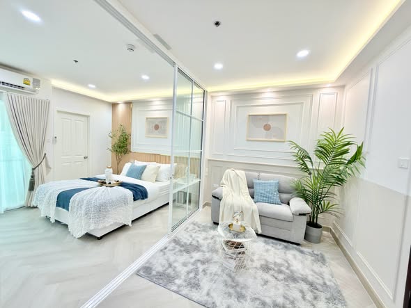 bedroom of Supalai City Resort Ratchada-Huai Khwang