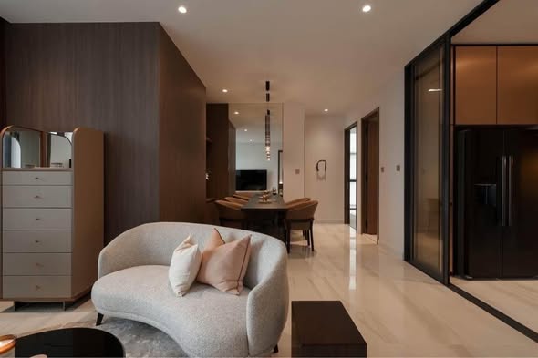 living room and room interior of Supalai Icon Sathon