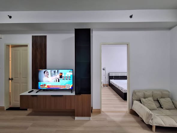 living room and bedroom and room interior of Supalai Monte at Viang Chiangmai