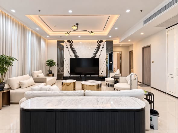 living room of Supalai Oriental Sukhumvit 39