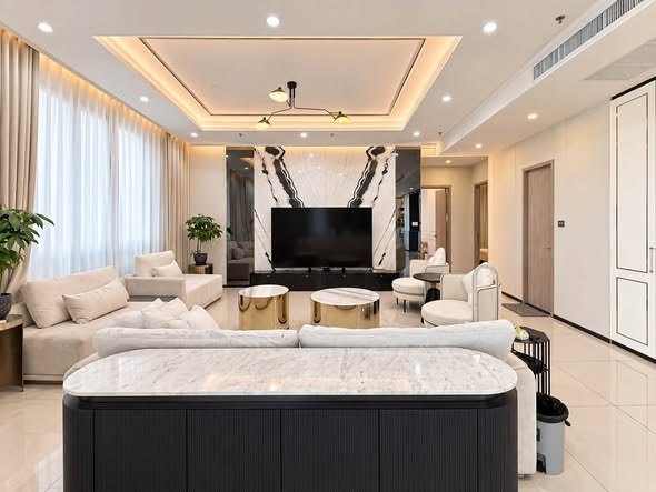 living room of Supalai Oriental Sukhumvit 39
