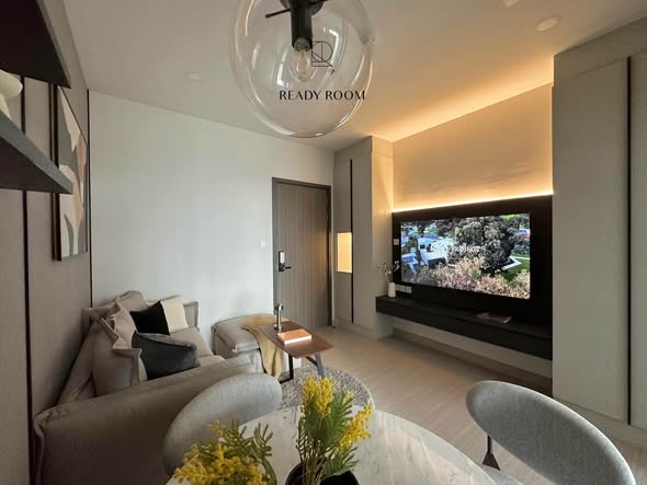 living room of Supalai Premier Si Phraya-Sam Yan