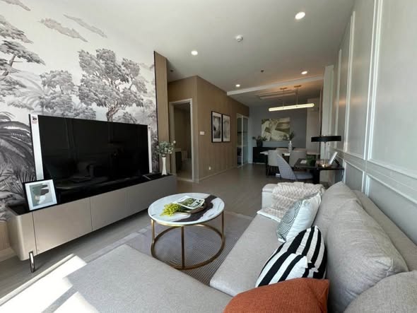 living room of Supalai Premier Si Phraya-Sam Yan