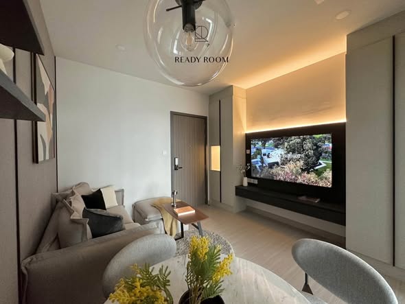 living room of Supalai Premier Si Phraya-Sam Yan
