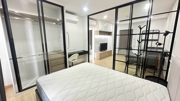 bedroom and room interior of Supalai Veranda Ramkhamhaeng