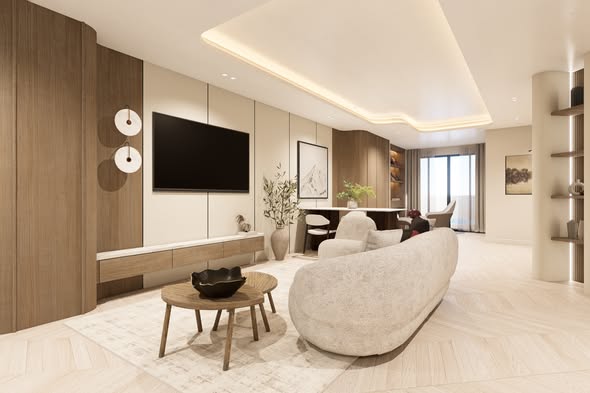 living room of Tai Ping Towers