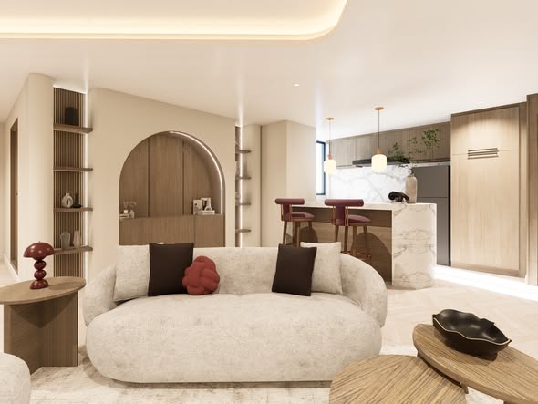 living room of Tai Ping Towers