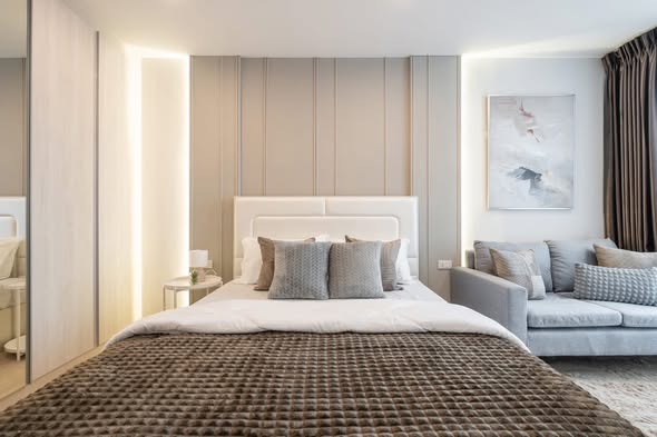 bedroom of Thana Astra Sathorn-Chan