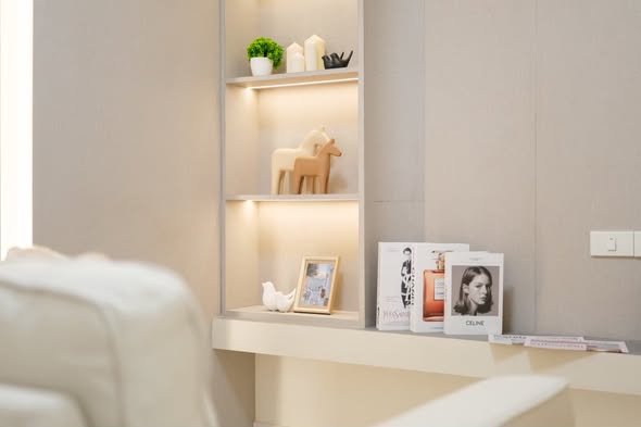 bedroom and living room and bathroom of Thana Place 45A