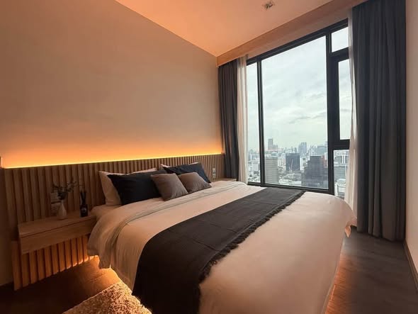 bedroom of The Address Siam-Ratchathewi